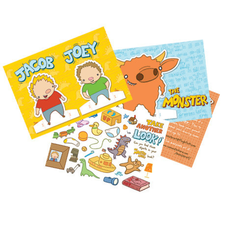 No Monster Here - Book Activity Cards