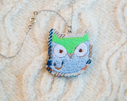 Owl Woodland Necklace No.4