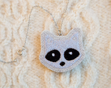 Raccoon Woodland Necklace No.1